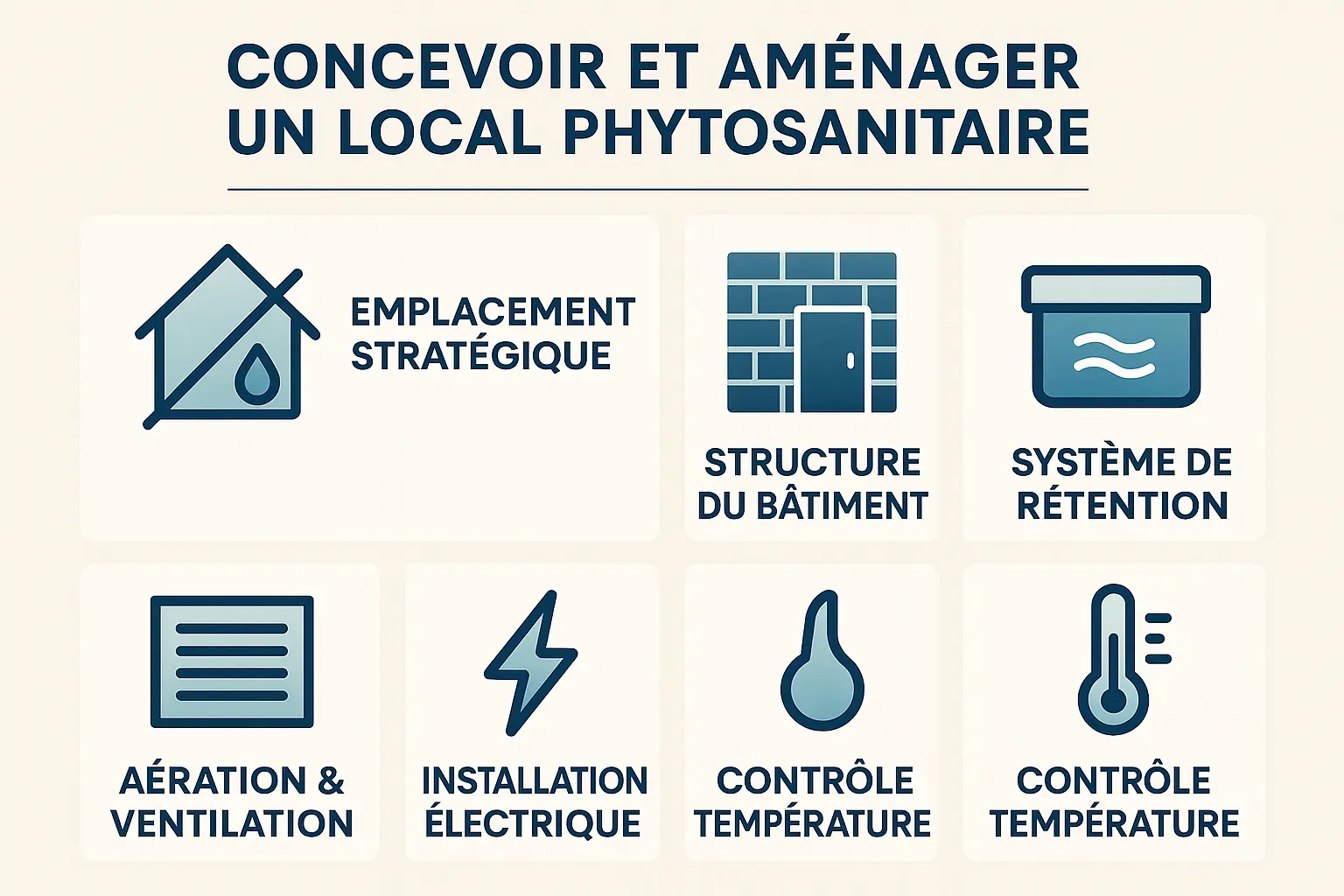 Conception d'un local phytosanitaire